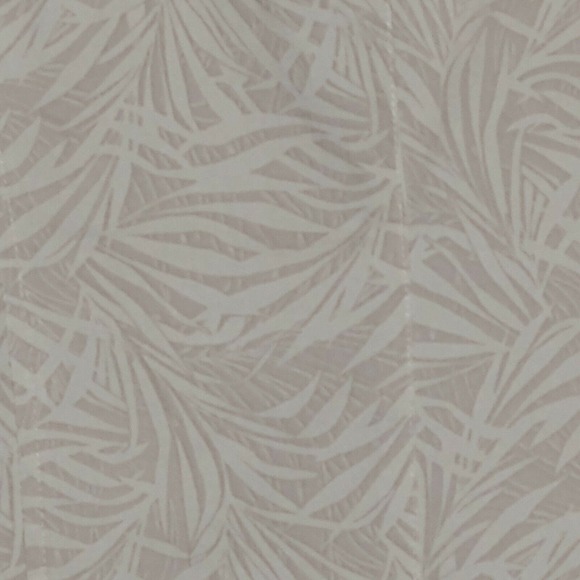 Chico's Lightweight Jacket Beige Palm Leaf Print Stretch Women's Large Button Up - Picture 6 of 10